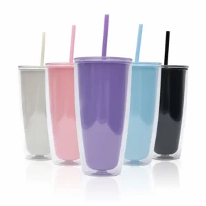 แก้วน้ำพลาสติก 2 ชั้น รุ่น MUG-710