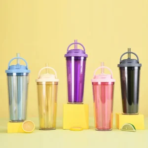 แก้วน้ำพลาสติก 2 ชั้น รุ่น MUG-2085