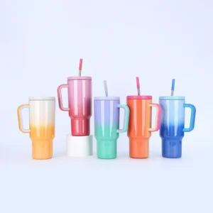 แก้วน้ำสแตนเลสสีทูโทน รุ่น MUG-012