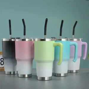 แก้วน้ำสแตนเลสพร้อมหลอด รุ่น MUG-521